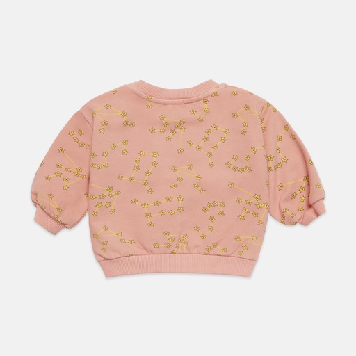 Weekend House Kids - Constellation baby sweatshirt - Soft peach