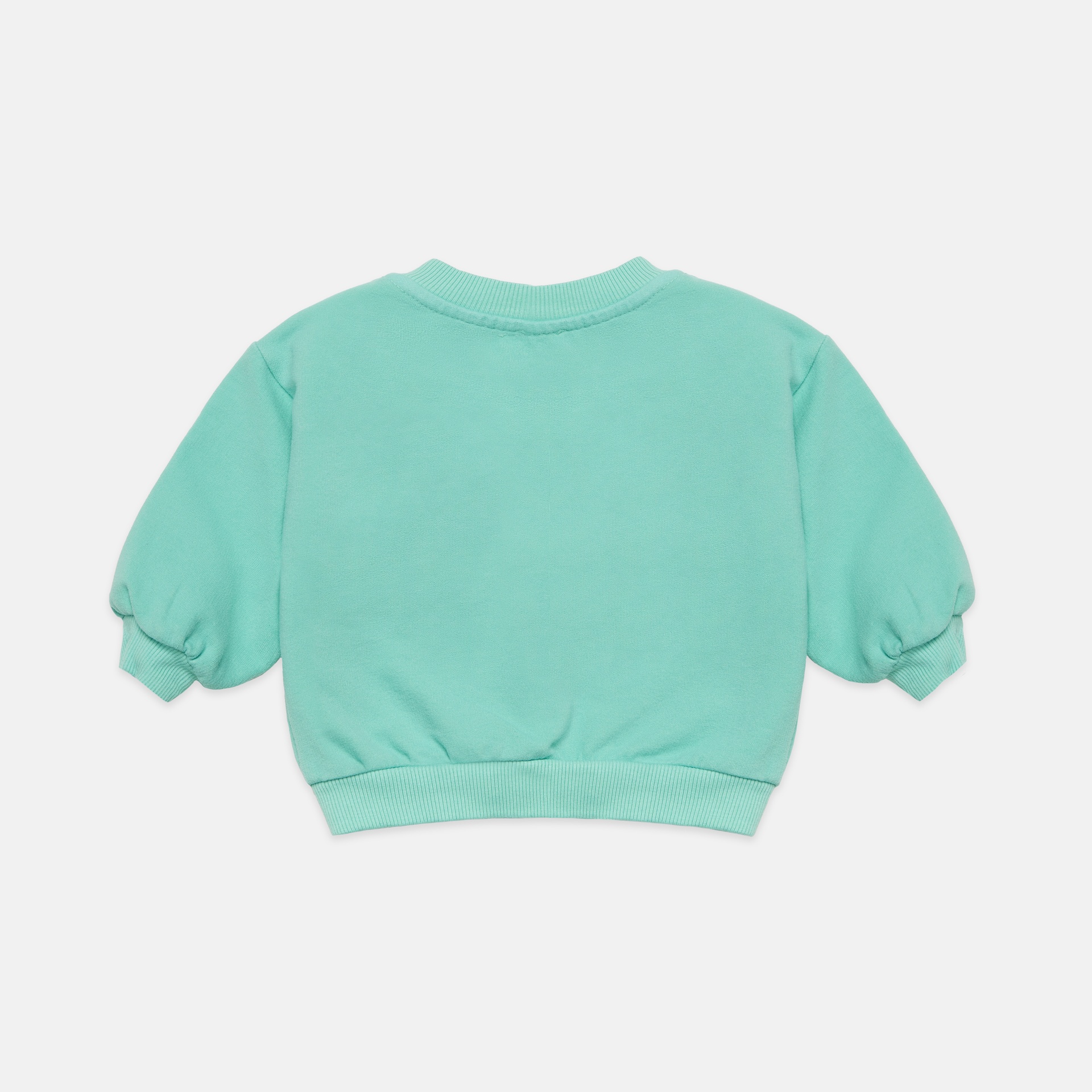 Weekend House Kids - Fish baby sweatshirt - Mint - 1