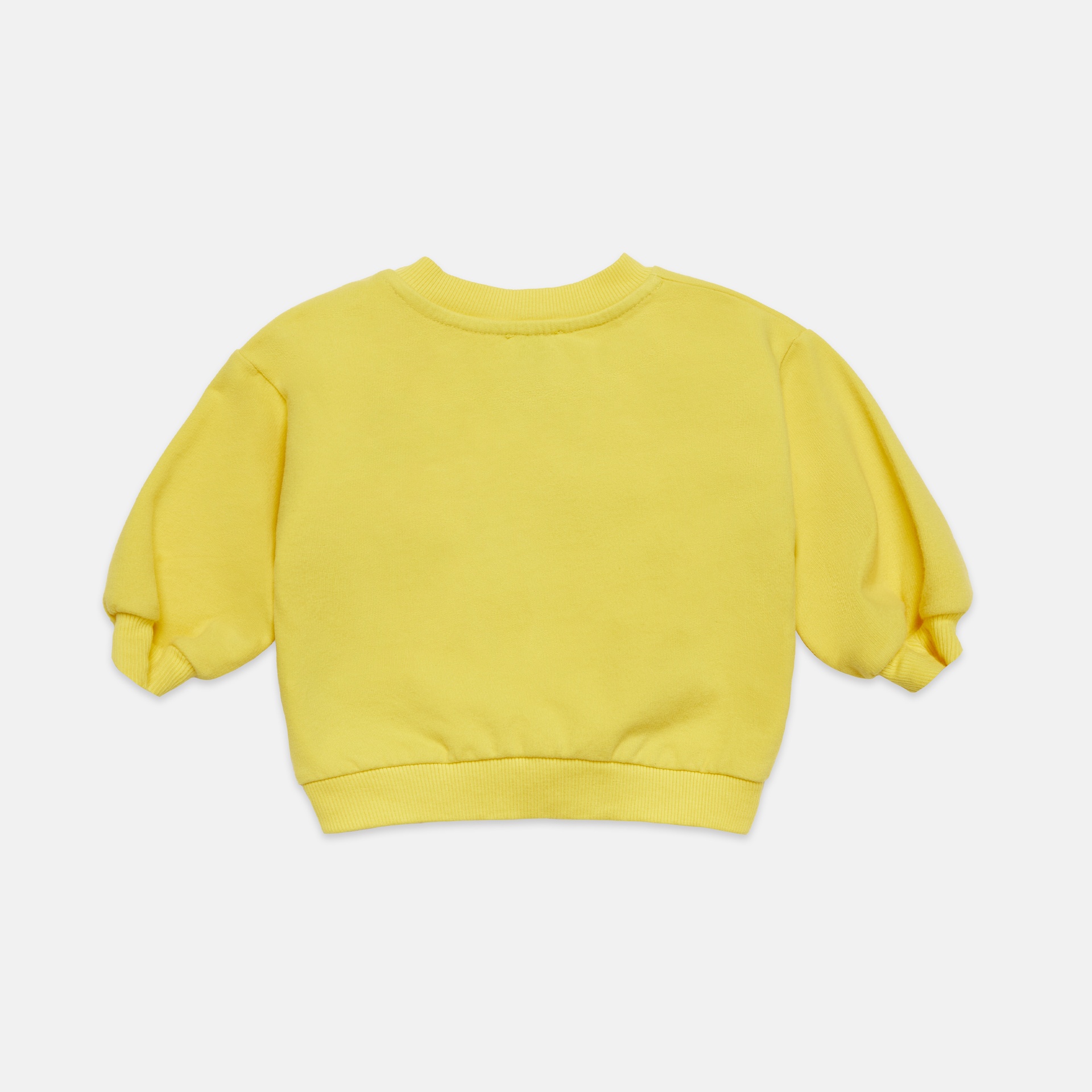 Weekend House Kids - Heart glasses baby sweatshirt - Lemon - 1