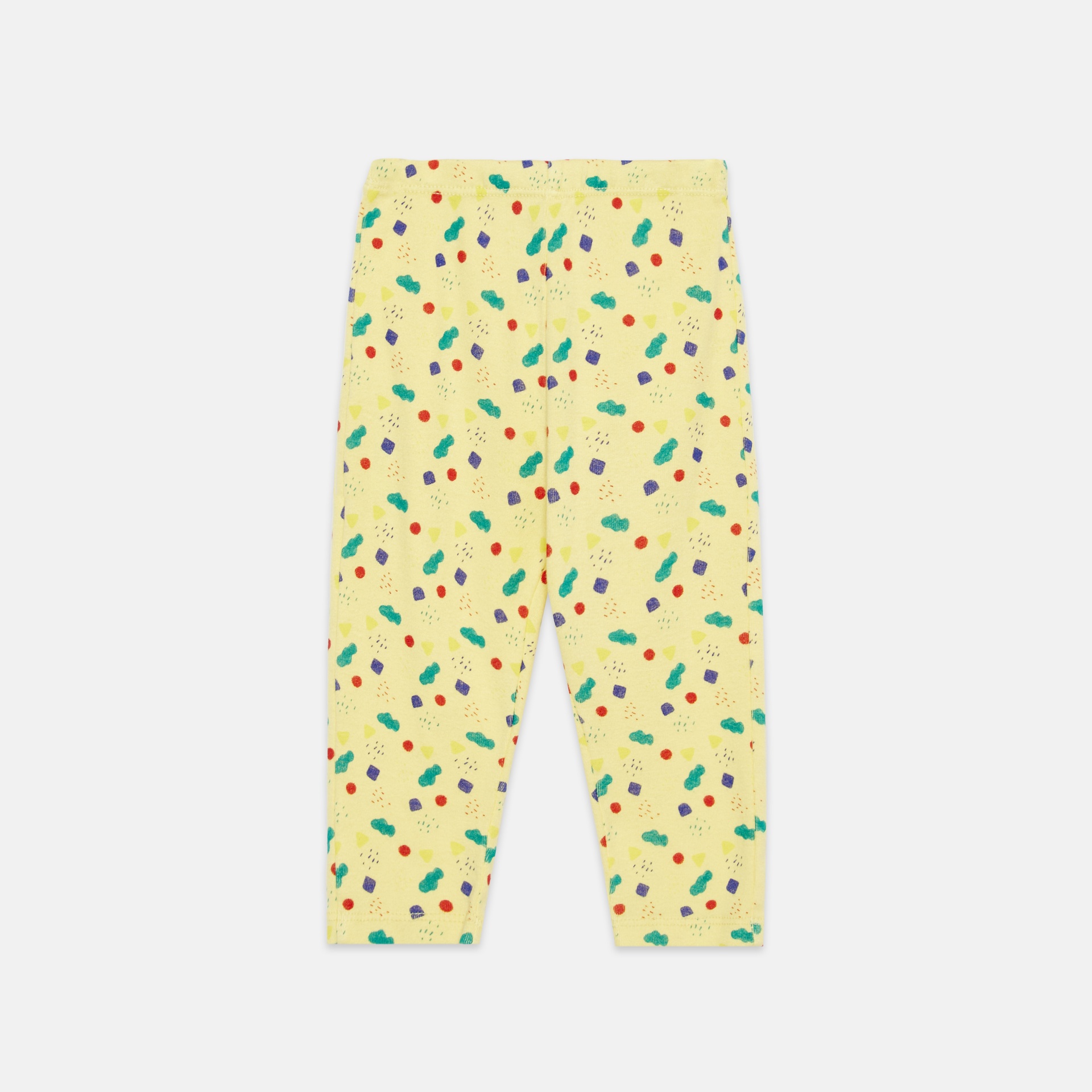 Weekend House Kids - Arty shapes baby legging - Soft yellow - 1