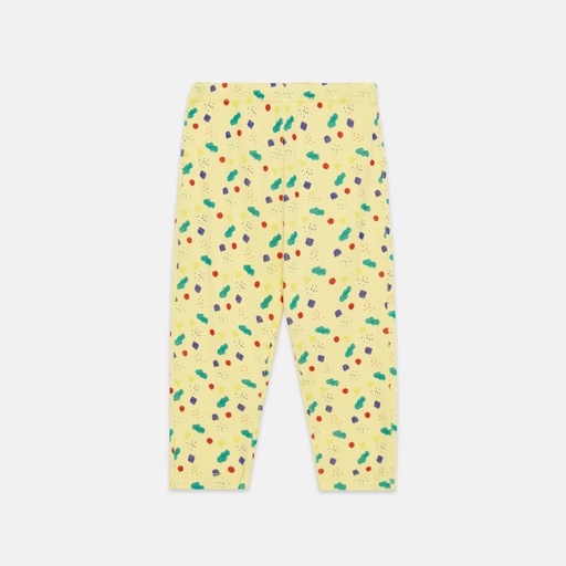 Weekend House Kids - Arty shapes baby legging - Soft yellow