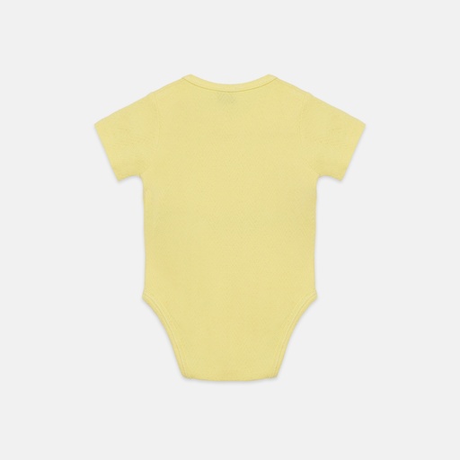 Weekend House Kids - Swan baby body - Soft yellow