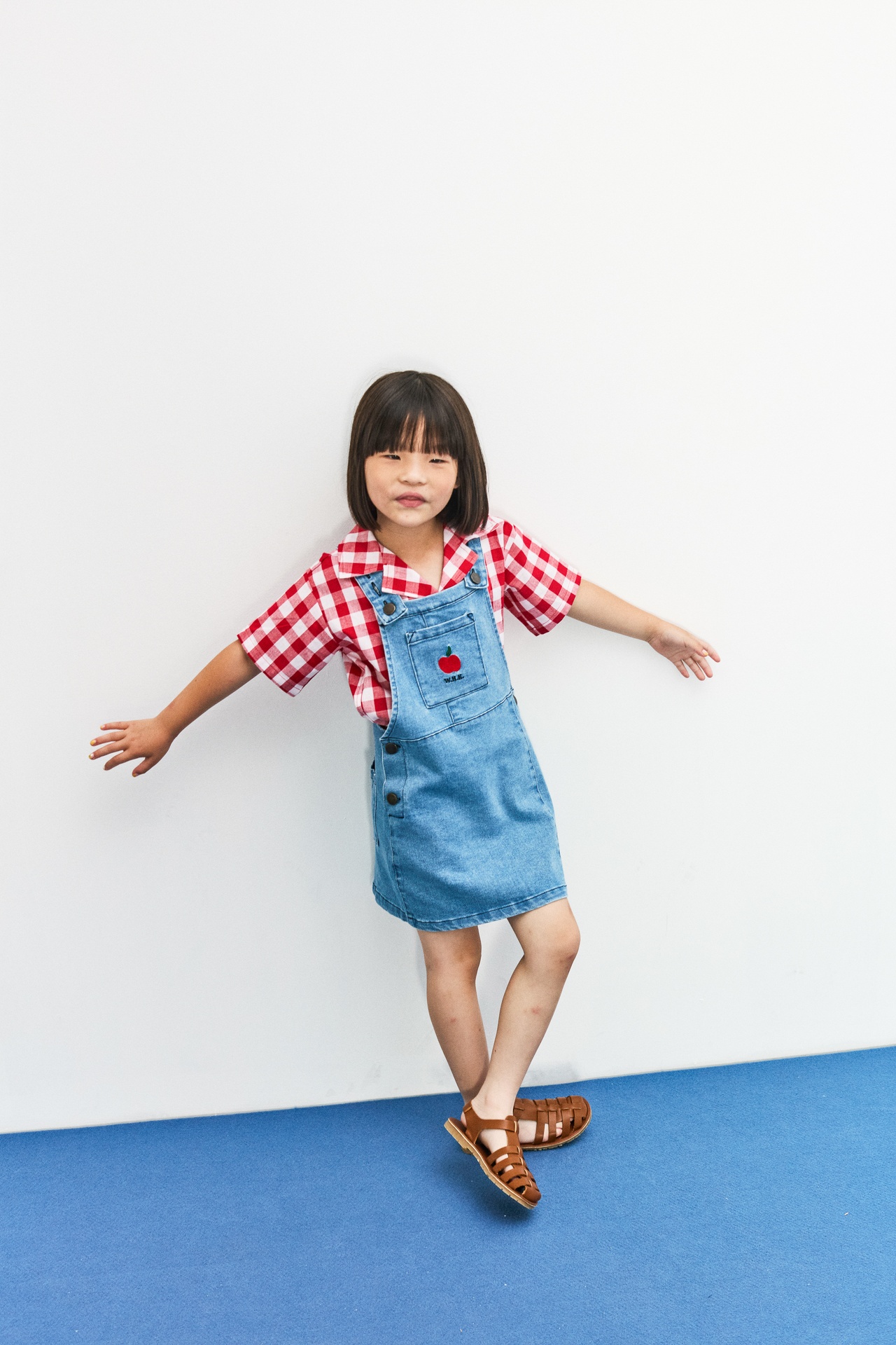Weekend House Kids - Apple denim dress - Denim - 2