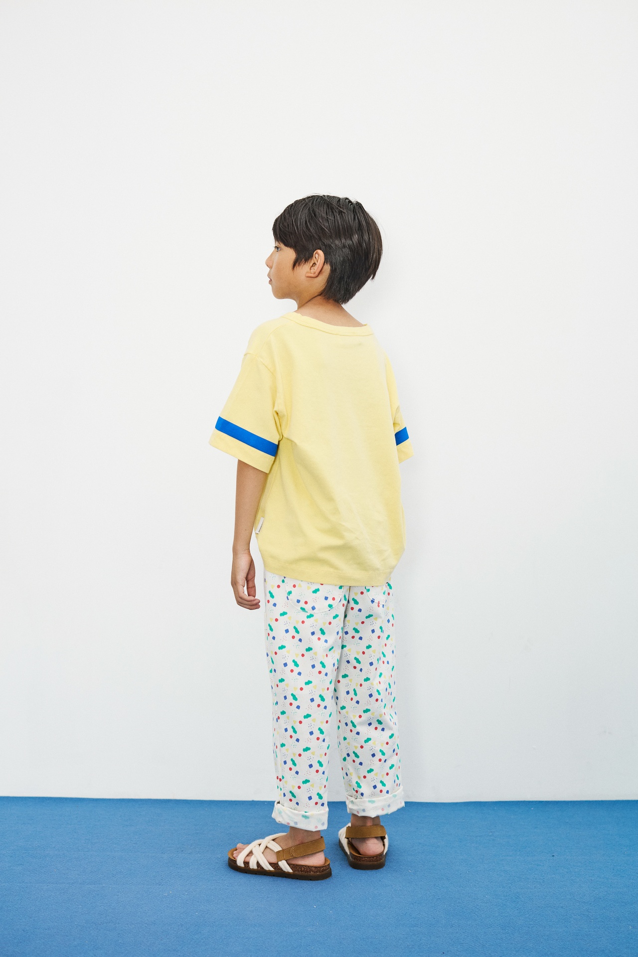 Weekend House Kids - Swan t-shirt - Soft yellow - 3