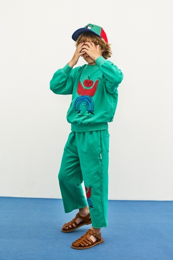 Weekend House Kids - Cherry kid sweatshirt - Green