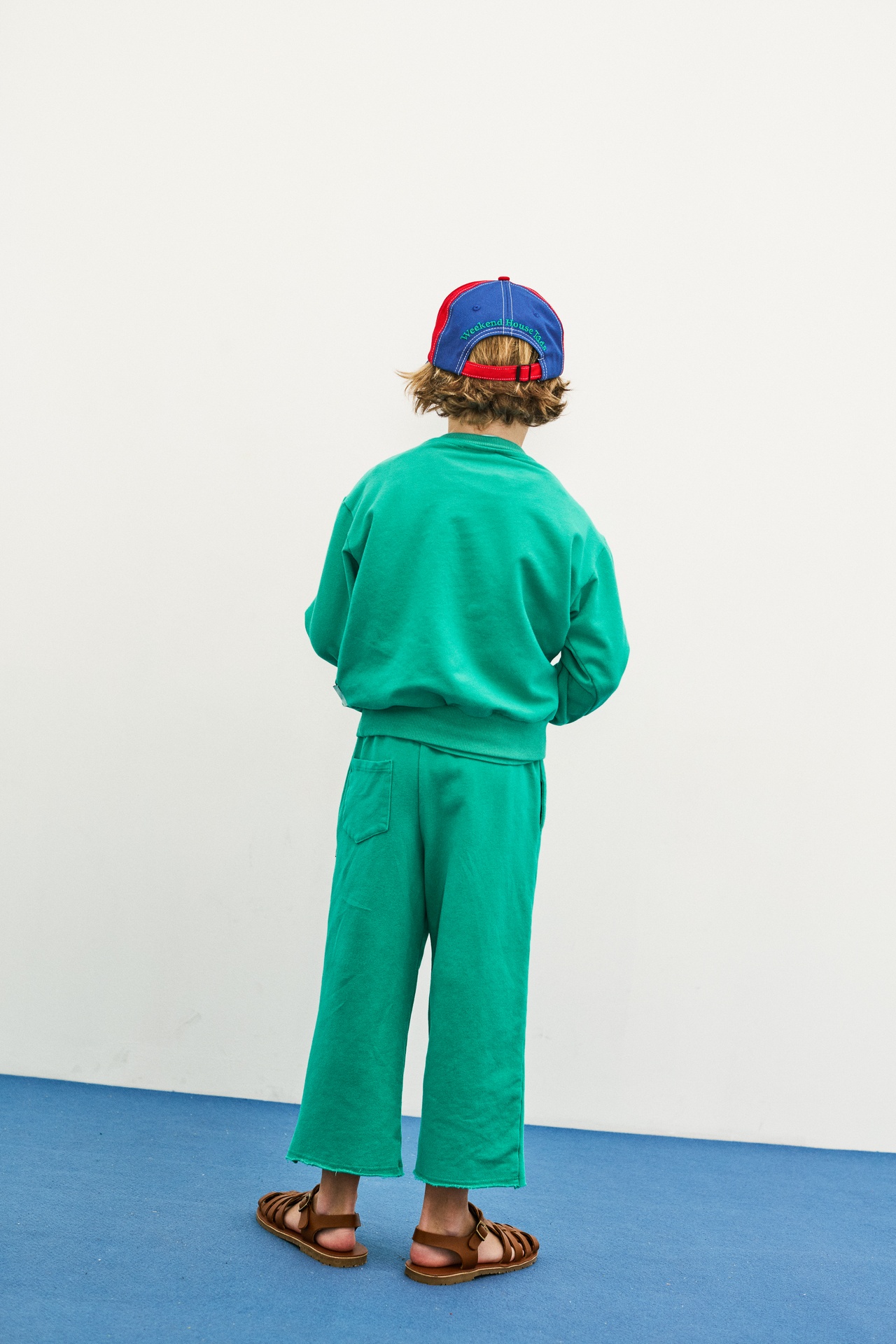 Weekend House Kids - Cherry kid sweatshirt - Green - 4