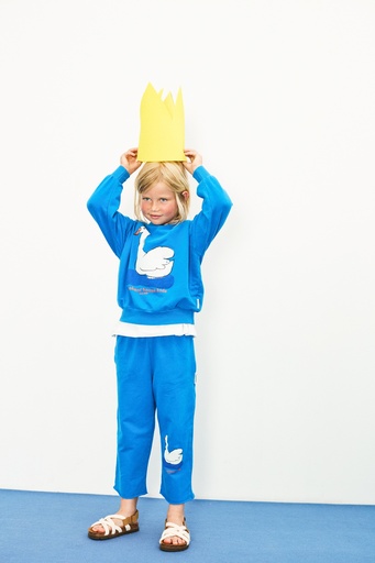 Weekend House Kids - Swan sweatshirt - Azulin