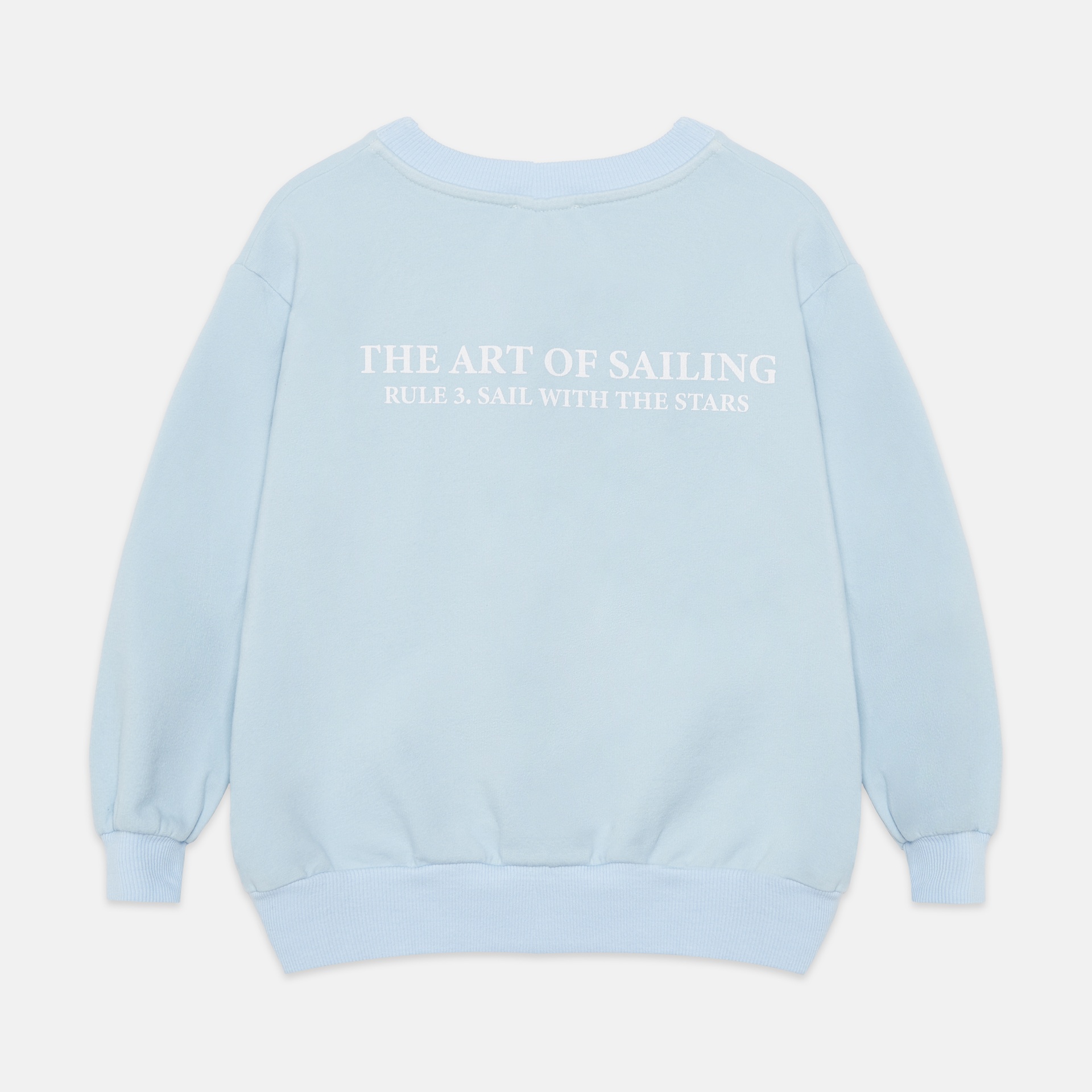 Weekend House Kids - Boat sweatshirt - Celeste - 1