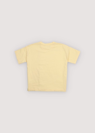 The New Society - Tns logo t-shirt - Soft lemon