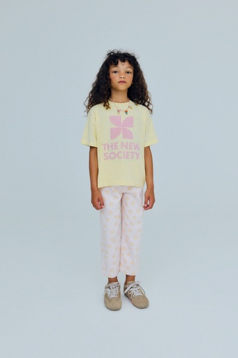 The New Society - Tns logo t-shirt - Soft lemon