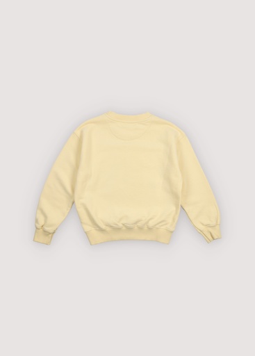 The New Society - Tns logo sweatshirt - Soft lemon