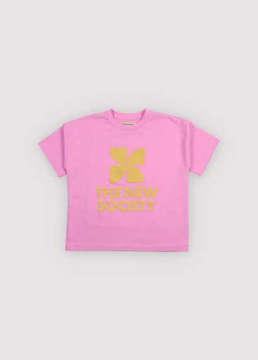 The New Society - Tns logo t-shirt - Pink lavander