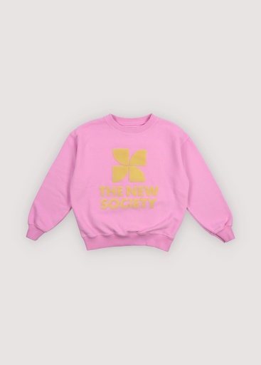 The New Society - Tns logo sweatshirt - Pink lavander