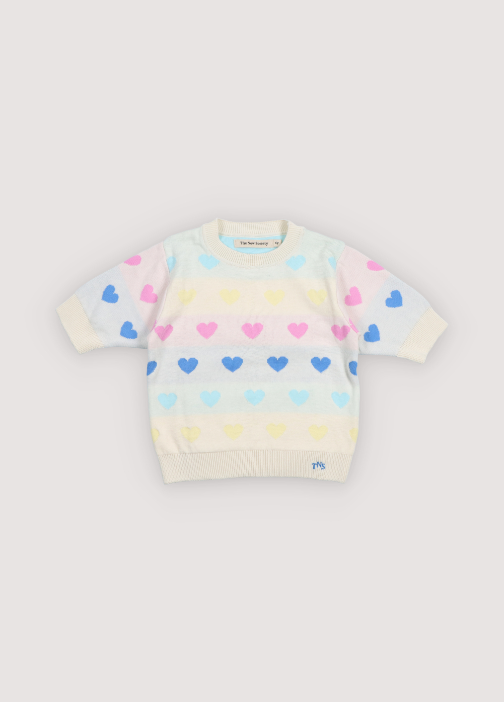The New Society - Pinpilin jumper - Multicolor hearts - 1