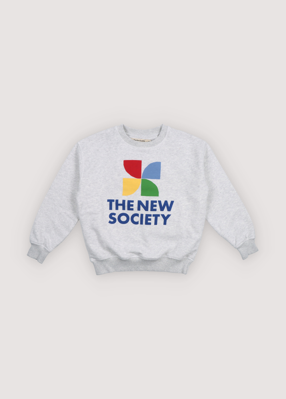 The New Society - Tns logo sweatshirt - Light grey melange - 2