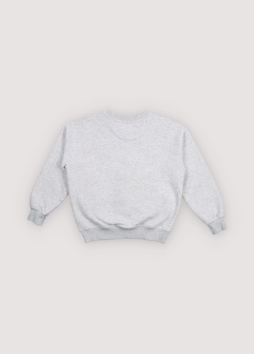 The New Society - Tns logo sweatshirt - Light grey melange
