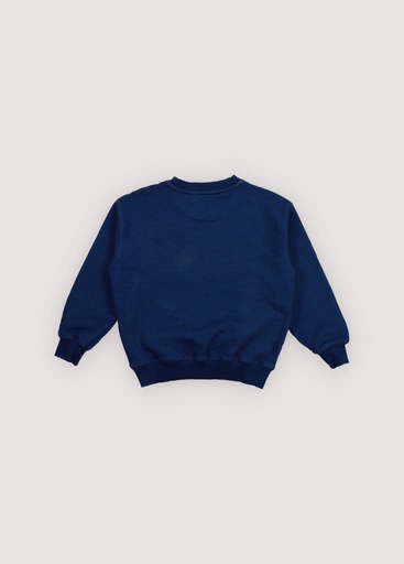 The New Society - Tns logo sweatshirt - Indigo denim