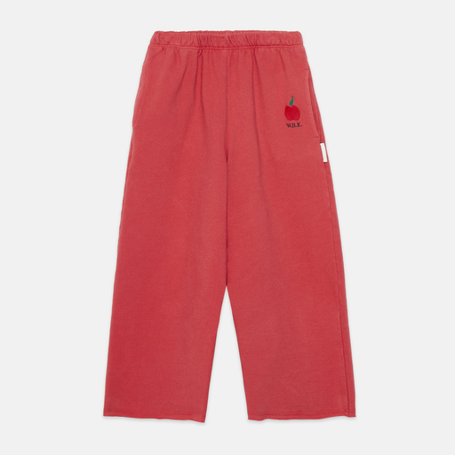 Weekend House Kids - Apple straight sweatpants - Red