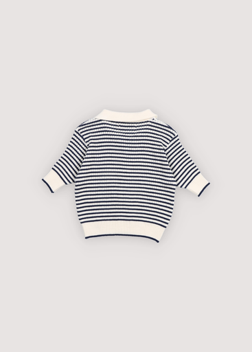 The New Society - Azalea polo knit - Summer midnight