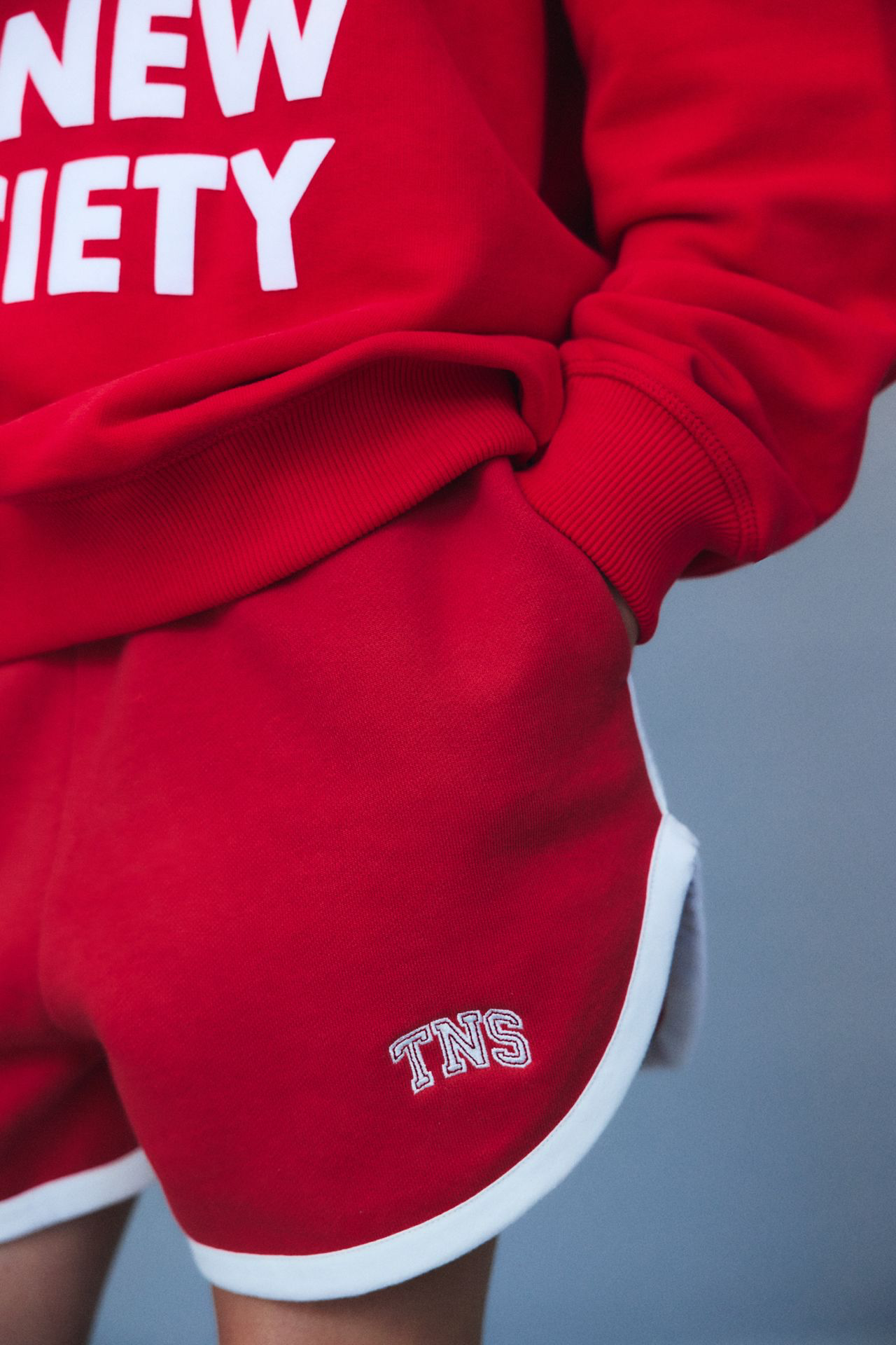 The New Society - Peony teen short - Tulip red - 1