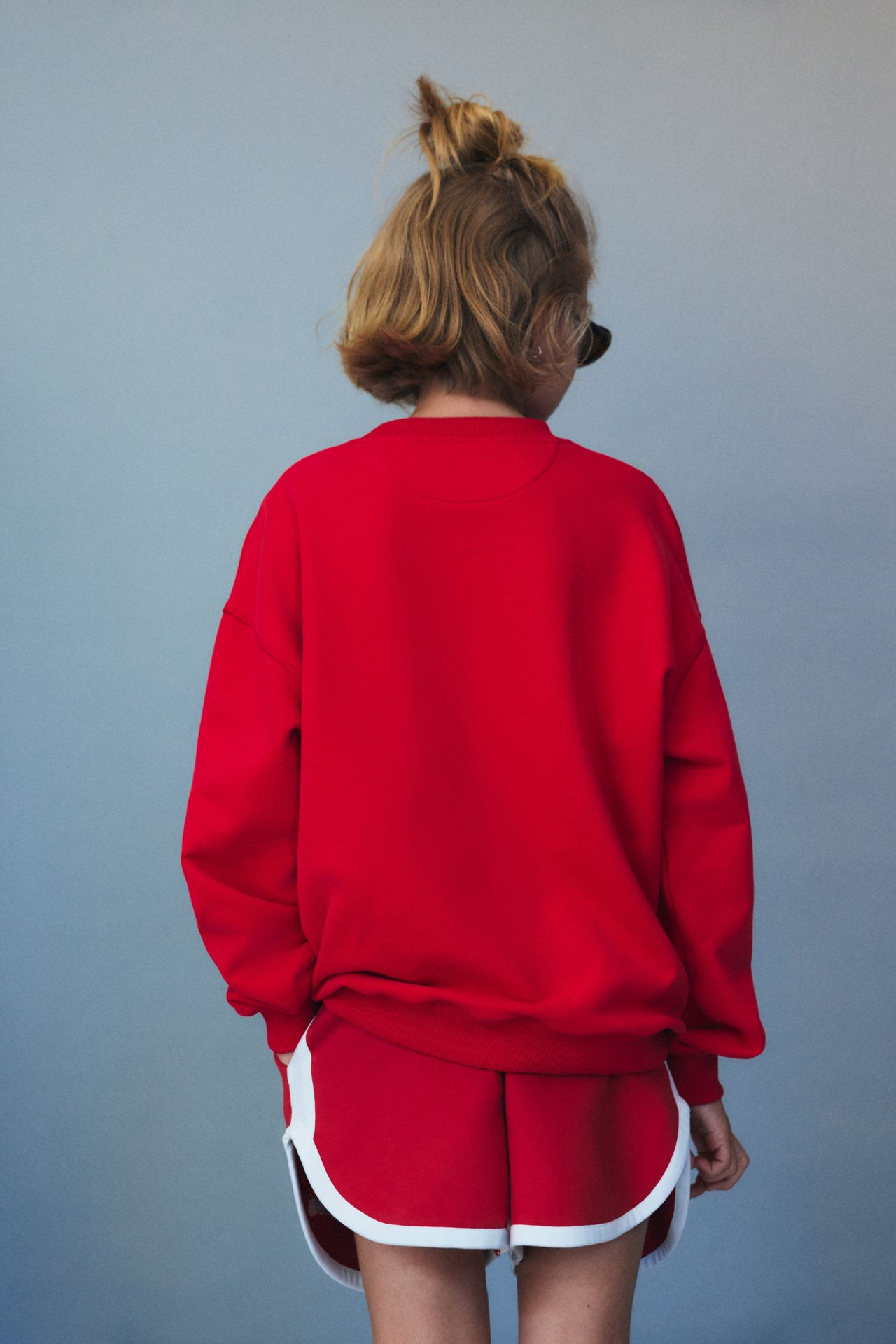 The New Society - Peony teen short - Tulip red - 2