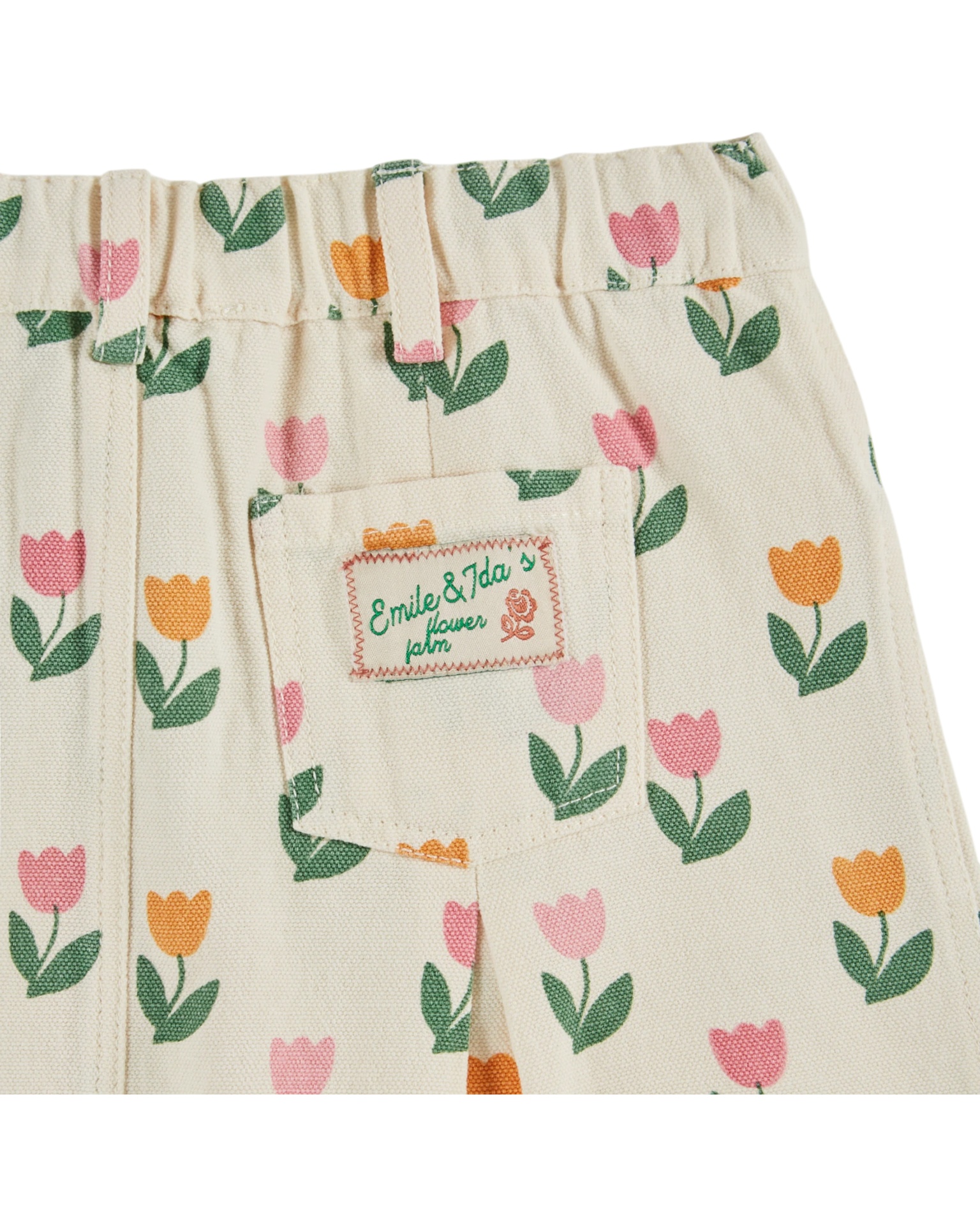 Emile & Ida - Jupe imprimee all over - Tulipe (ad187) - 2