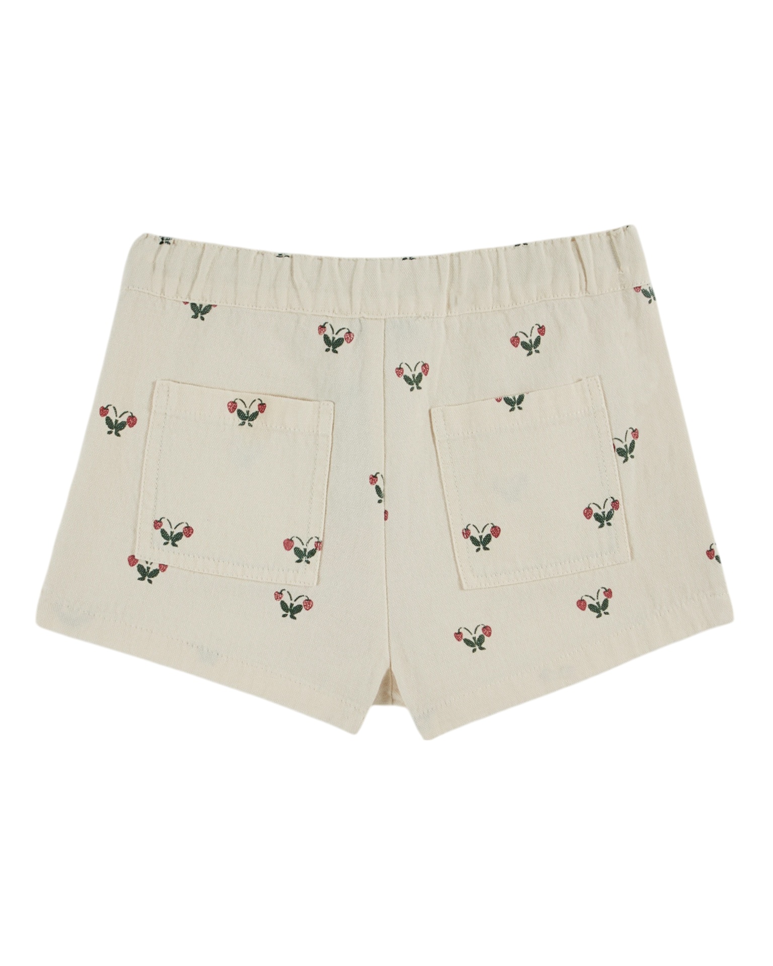 Emile & Ida - Short poches fleurs - Fraisillon (ad164a) - 2