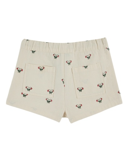 Emile & Ida - Short poches fleurs - Fraisillon (ad164a)