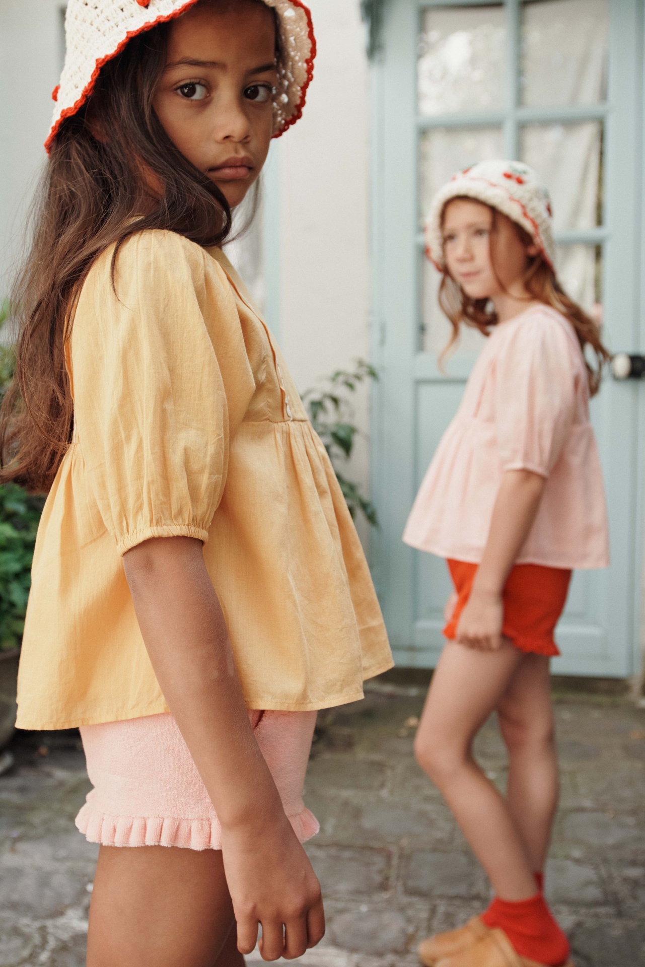 Emile & Ida - Short volant eponge - Wisteria (ad009) - 5