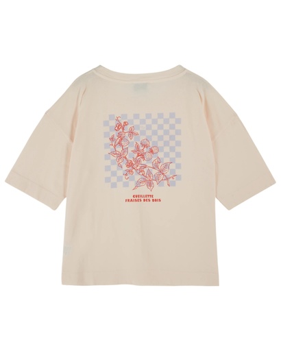 Emile & Ida - Tee shirt imprime - Creme (ida-daisy3)