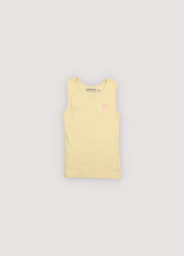 The New Society - Smiley tee soft lemon