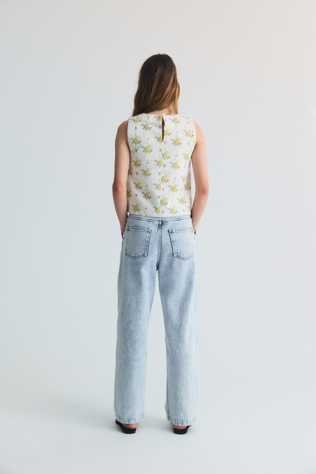 The New Society - Tns pleat denim teen pant - Bleach denim - 2
