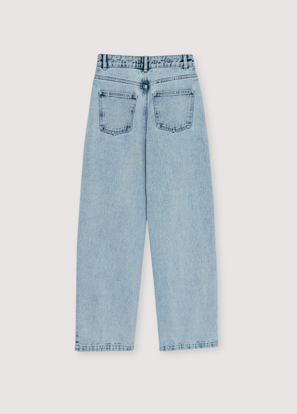 The New Society - Tns pleat denim teen pant - Bleach denim - 4