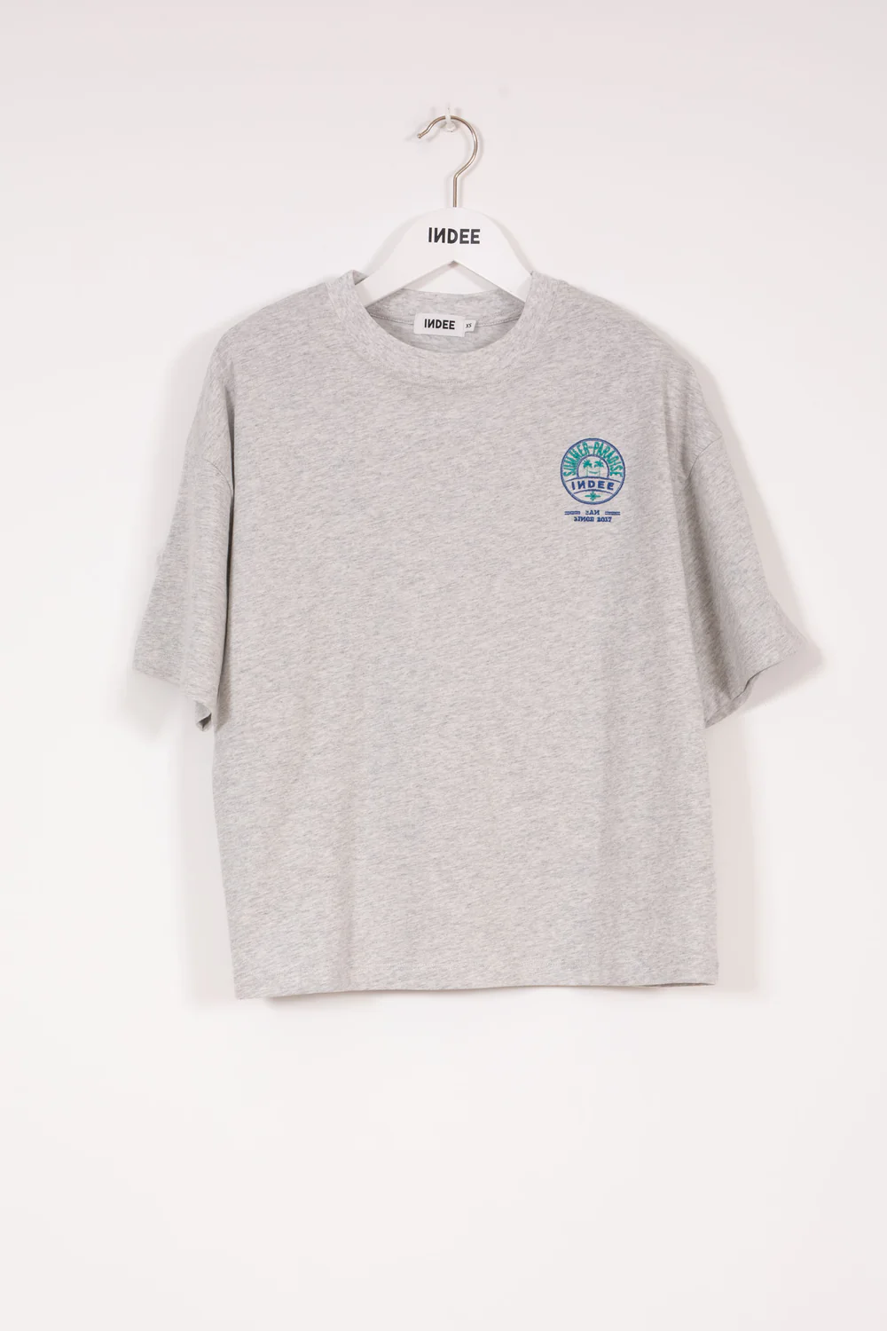 Indee - Vacancy T-shirt (grey melange) - 3