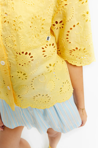 Indee - Valbelle english embroidery shirt mimosa
