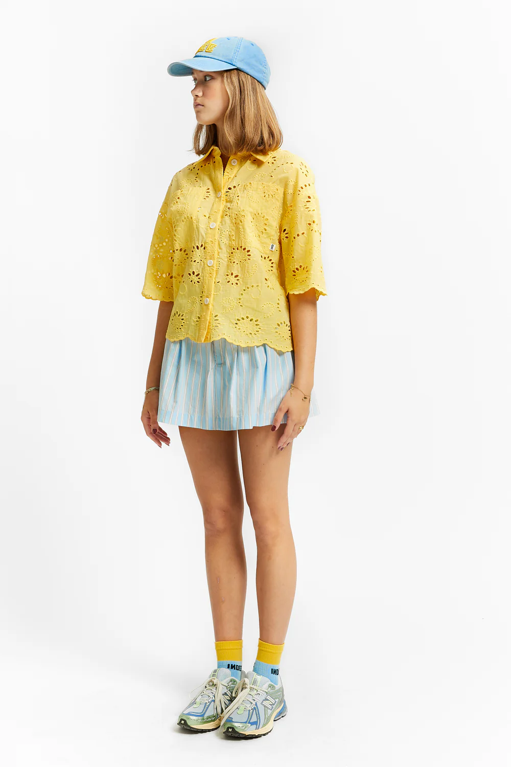 Indee - Valbelle english embroidery shirt mimosa - 4