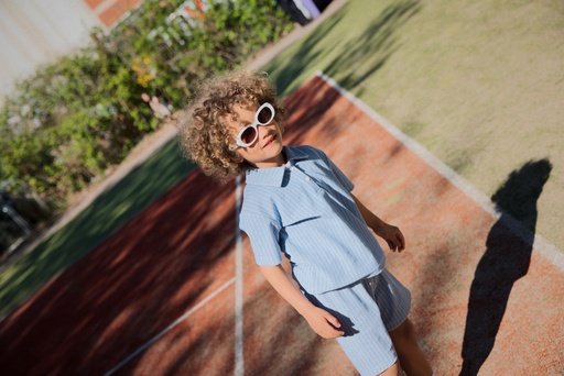 Flöss - Nohr shirt - Bright blue stripe