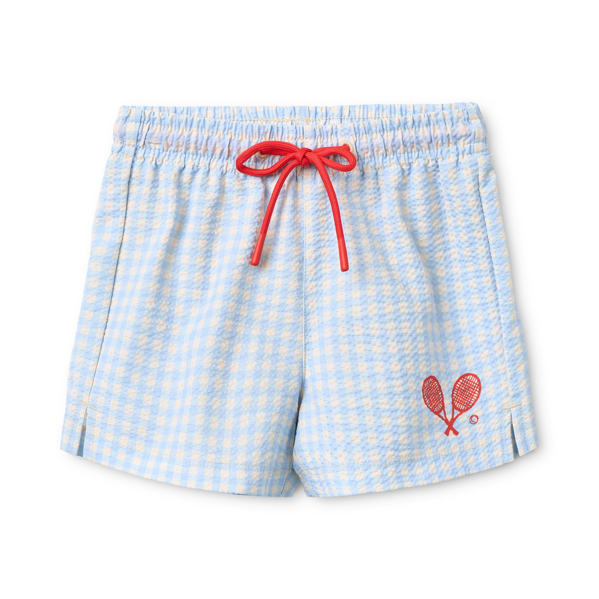 Flöss - Ocean swim shorts - Blue gingham - 1