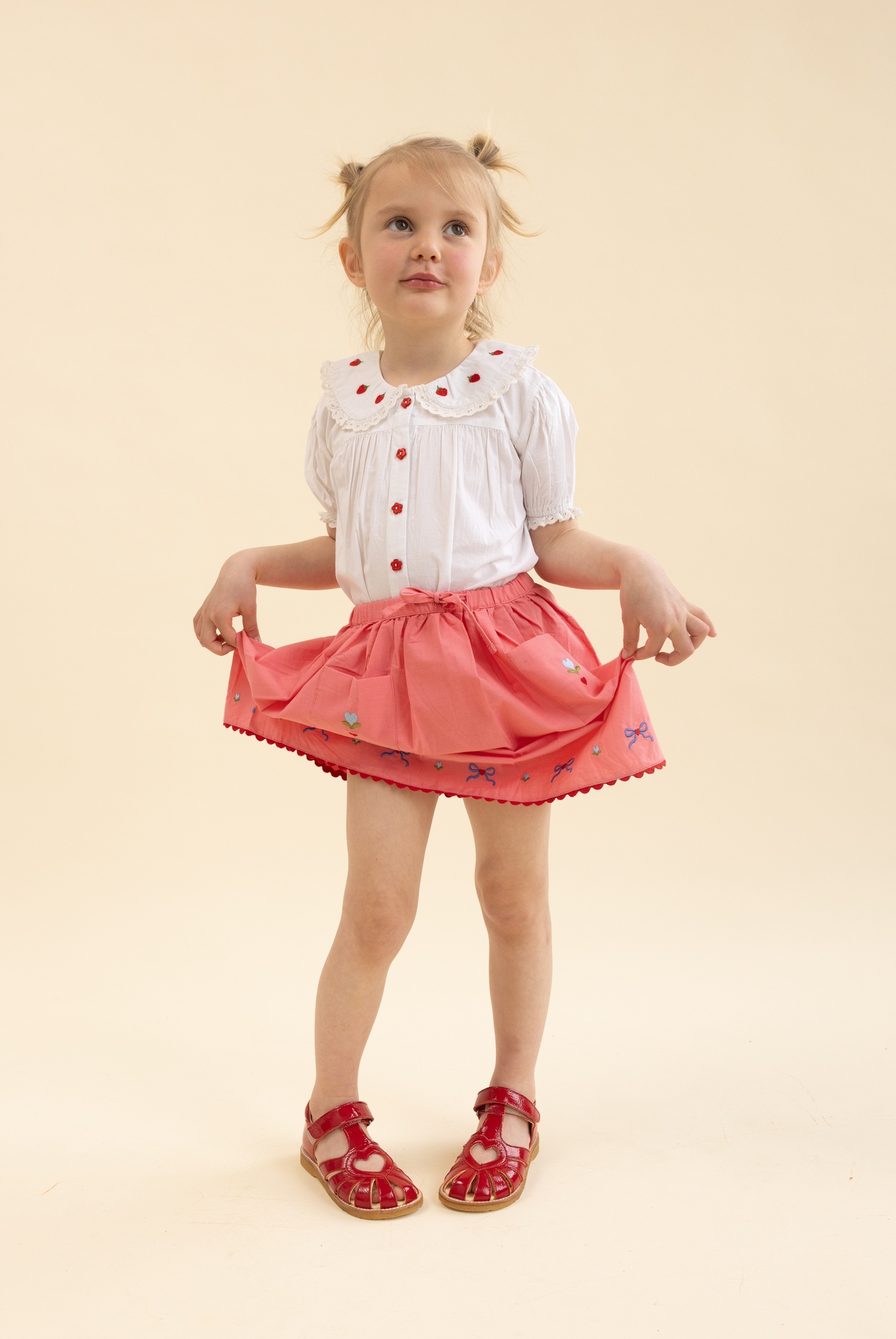 Flöss - Rosa skirt - Dark rose - 2