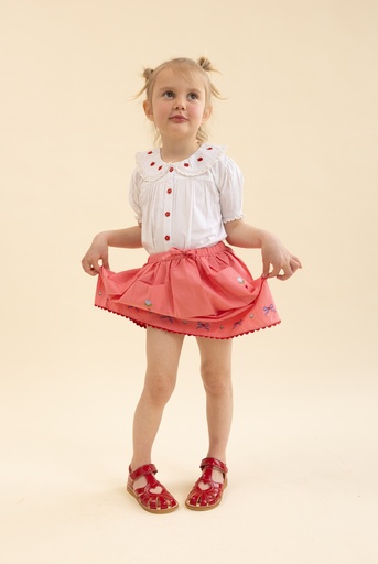 Flöss - Rosa skirt - Dark rose