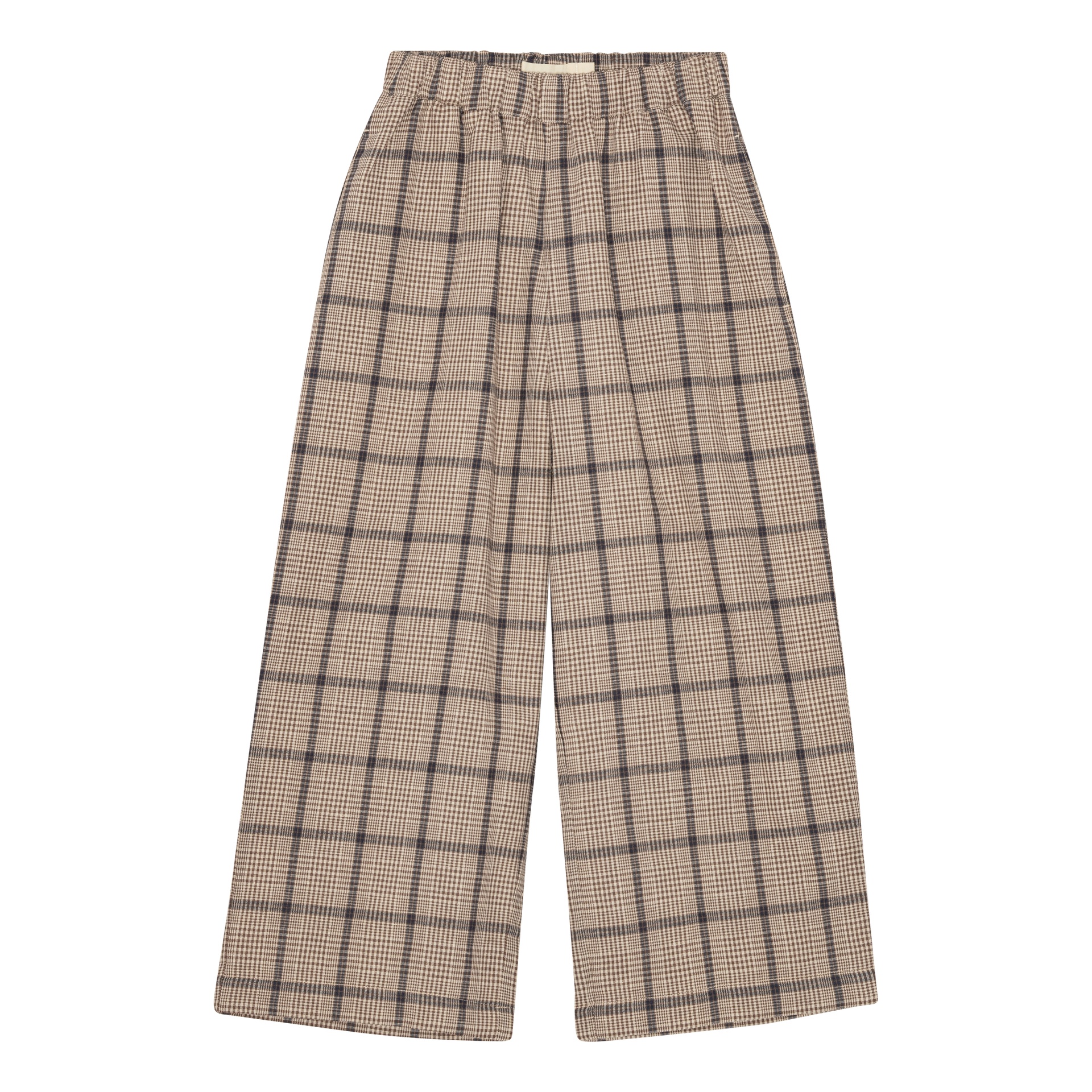 Brunobruno - Francis walnut check pants - walnut check - 1