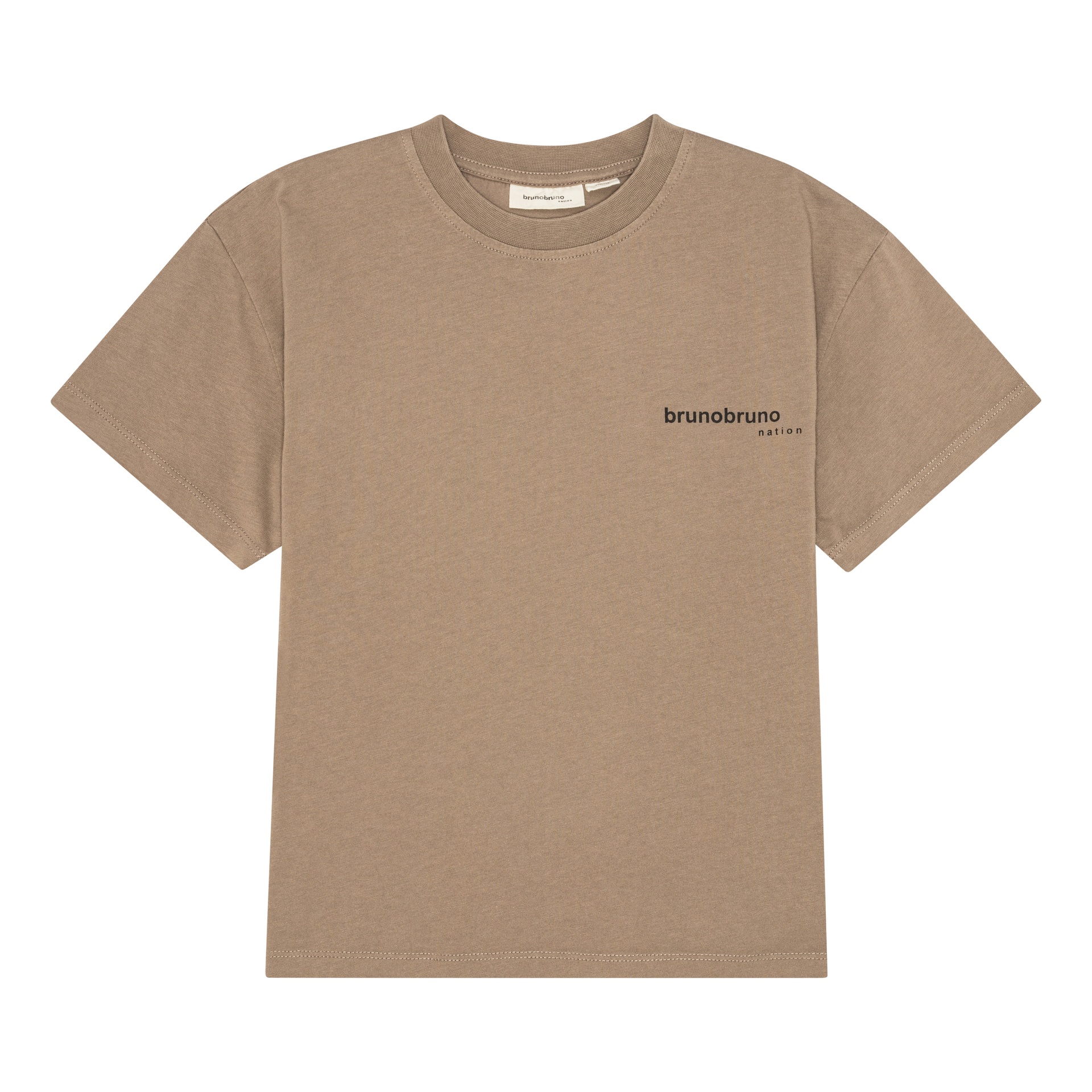 Brunobruno - Nanna t-shirt - walnut noodles - 3