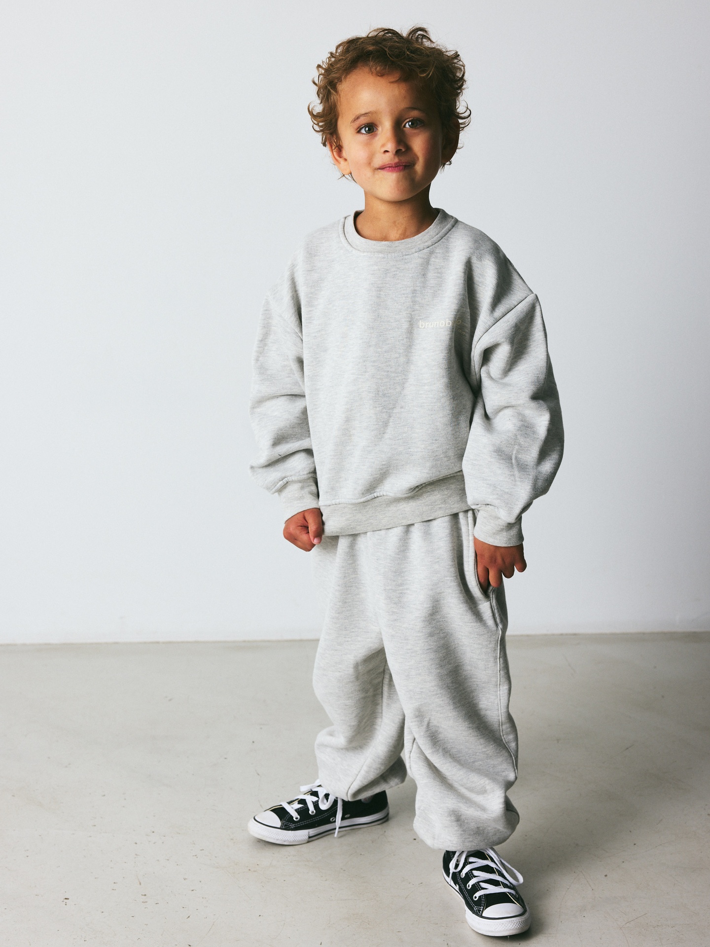 Brunobruno - Norah sweatshirt - light grey melange - 2