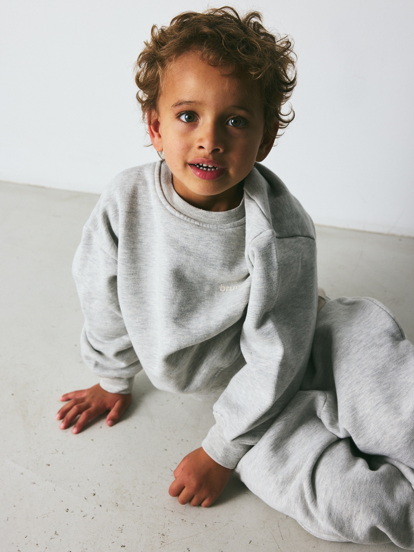 Brunobruno - Norah sweatshirt - light grey melange - 3