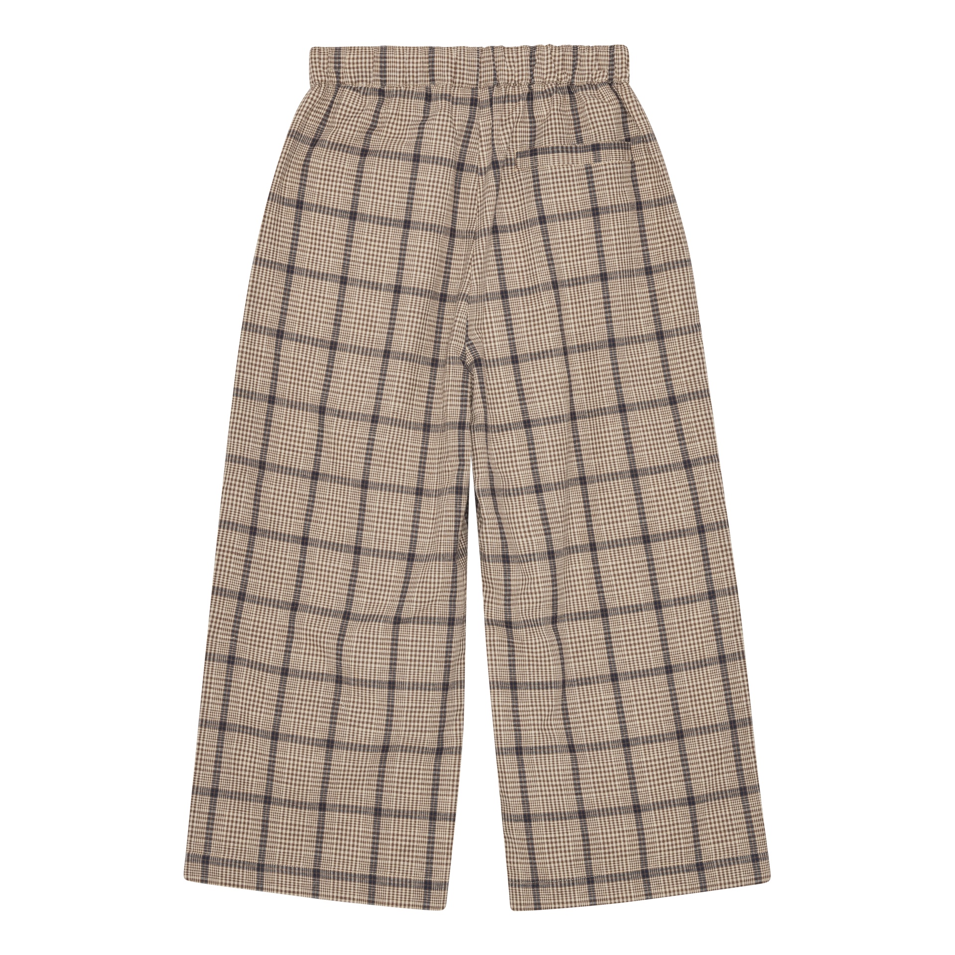 Brunobruno - Francis walnut check pants - walnut check - 3