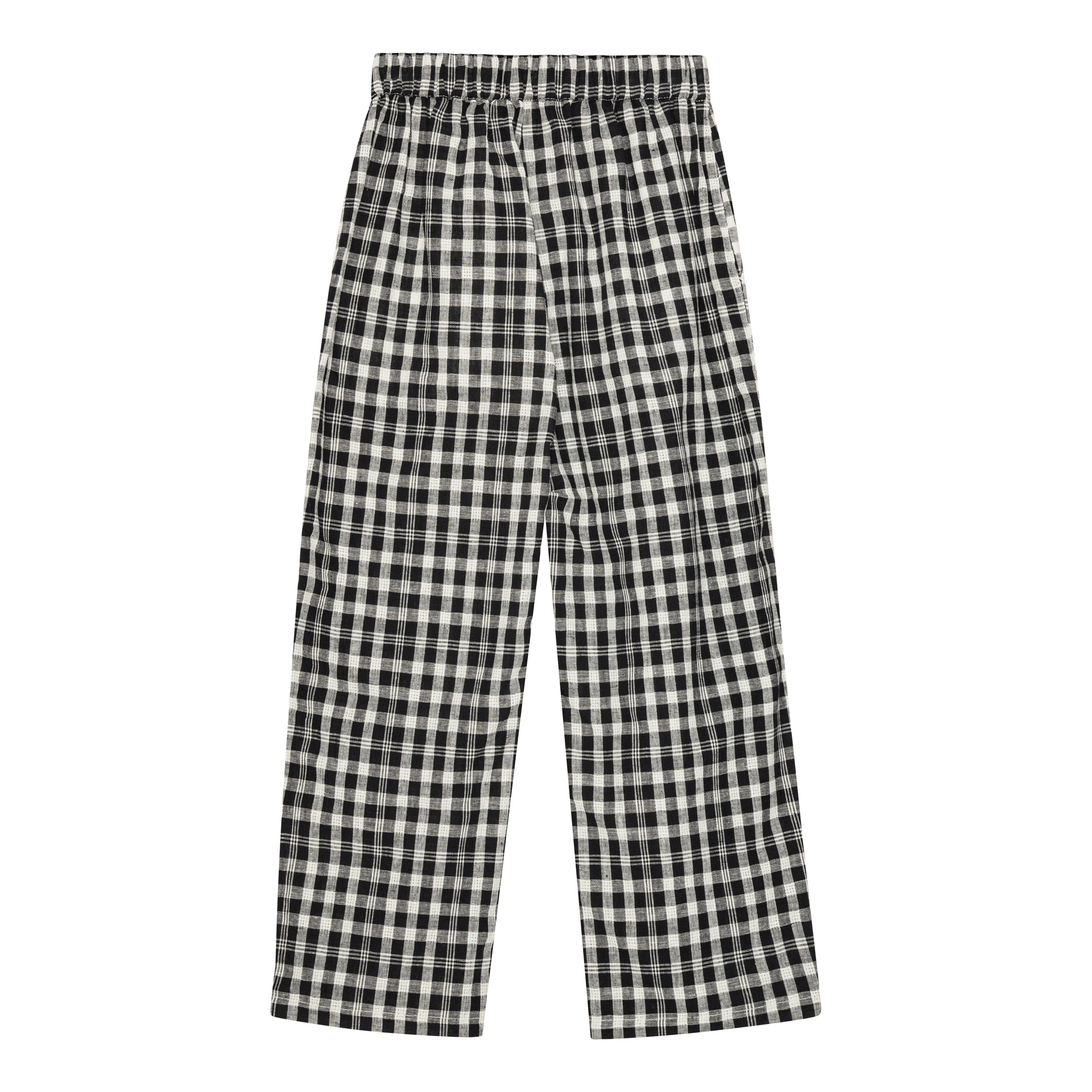 Brunobruno - Dora check pants - jet black check - 2