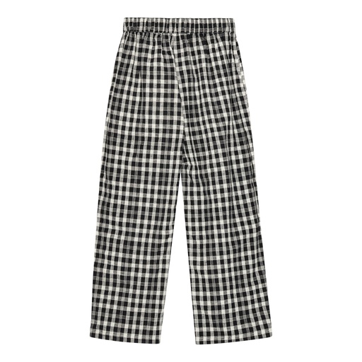Brunobruno - Dora check pants - jet black check