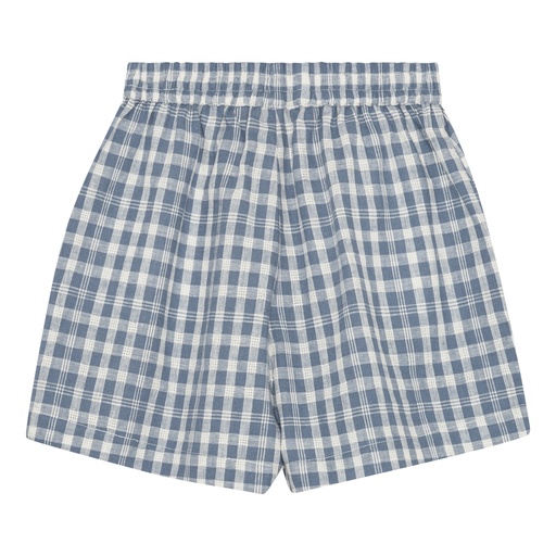 Brunobruno - Theo check shorts - dusty blue check