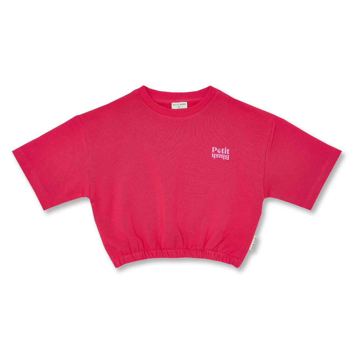 Petit Blush - T-shirt elastic waist - Raspberry wine - 1