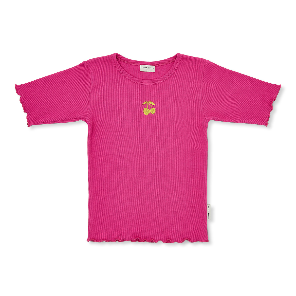 Petit Blush - Rib t-shirt - Rose violet - 1